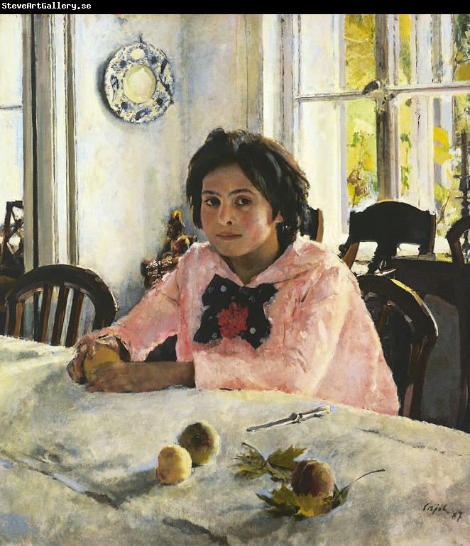 Valentin Aleksandrovich Serov Girl with Peaches (nn02)